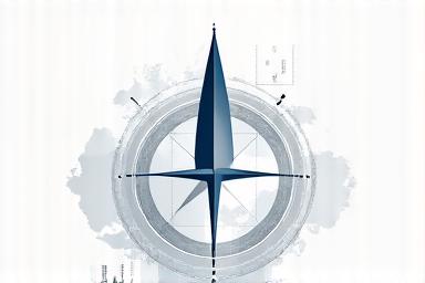 Icono estilizado de un proceso de planificación con diagramas y flechas, sobre un mapa abstracto de Chile.